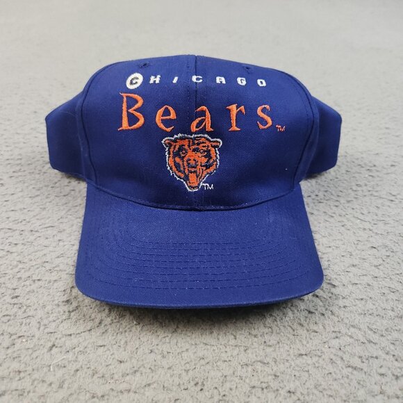 Team NFL Other - Vintage Chicago Bears Hat Cap Snapback NFL Blue Drew Pearson 90's Football